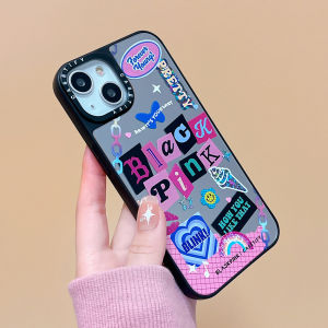 CrashStar เคสโทรศัพท์แบบกระจกกันกระแทกสำหรับเด็กผู้หญิงสไตล์เกาหลีเคสโทรศัพท์กันกระแทกสำหรับ iPhone 15 14 Pro Max Plus 13 12 11 Pro Max เคสโทรศัพท์เครื่องสำอางกันตกขายดี