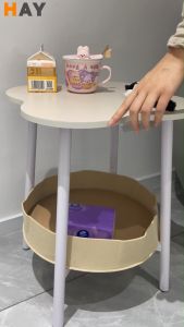 Side Table Coffee Table Bedside Rak Diningroom Table Meja Kecil Mini Table Modern Double-deck Bedside Cabinet Sofa Table