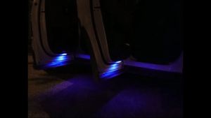 Lampu LED Magnet Safety Car Door Opening RGB Sensor Signal Warning Light Safety