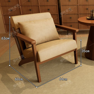 Retro Table And Chair Set for Balcony Casual Reception Sofa Style Outdoor Cafe Restaurant Wooden Material Adult Seating Furniture