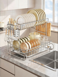 DOOPO | Durable 2 Layers Kitchen Dish Drying Rack