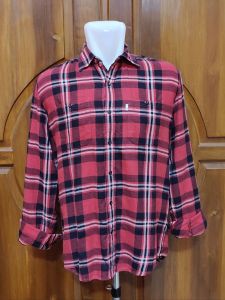 Kemeja Flanel Branded Original Second Size M