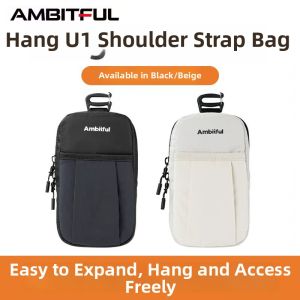 AMBITFUL | Outdoor Multipurpose Storage Backpack For Hiking and Trekking With Pouches for Camera Phone Keys Earphones and Cross-Body or Shoulder Wearability