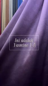 SCS.MY Y4 Yasmine Curtain (170CM-400CM) BungaPlain Ready made Curtain Type Hook and Eyelet Plain Curtain House Window