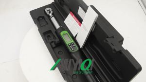 ALIYIQI 3/8 Drive Buzzer & Four LED Lights Adjustable Digital Torque Wrench 2% Accuracy Bicycle Repair Torque Tool Key
