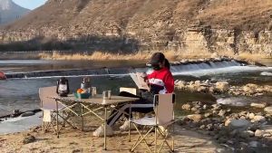 🪑พับได้มีกระเป๋าจัดเก็บ🪑โต๊ะแคมป์ปิ้ง เก้าอี้ปิคนิคพับได้ กลางแจ้ง แบบพกพา โต๊ะแคมป์ปิ้ง พร้อม เก้าอี้ โต๊ะปิคนิคอลูมิเนียมพับได้ น้ำหนักเบาพกพาสะดวก 🔥จัดส่งไวใน1วัน🔥