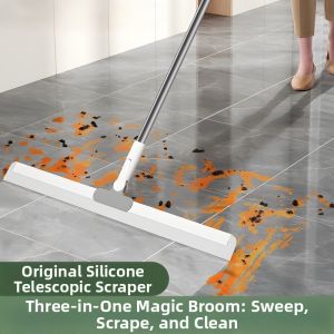 Heavy Duty Silicone Squeegee Floor Scraper