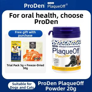 PlaqueOff | Teeth Cleaning Powder for Pets Oral Health Improvement Tooth Stone Removal