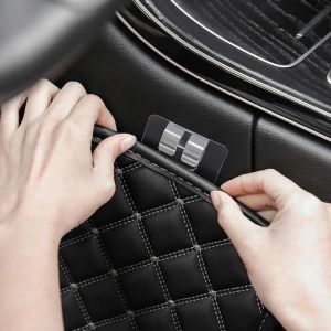 5Pcs Car Mat Anti-skid Stickers Foot Pads Auto Fixing Clamp Self-adhesive Holder Car Interior Fixed Sticker Universal Auto Accessories