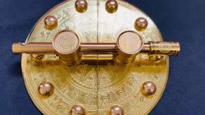 Chuỳ đồng mặt bích - Khóa cửa then cài hoa văn trống đồng - chùy mâm - chùy thọ