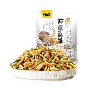 KAM YUEN | Fresh Shrimp and Roast Meat Flavored Snack Peanuts Broad Beans Peas and Orchid Beans 500g