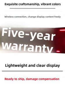 Waterproof LED Display Screen Advertising Board Electronic Scrolling Full Color Outdoor Signage Horizontal Roll Text Message