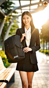 Balo Laptop Thời Trang Xbags Modern Chống Sốc Chống Nước Thiết Kế Tiện Dụng Màu Đen Sang Trọng Đựng Laptop 14 inch!