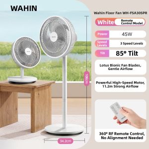 Midea | Compact Quiet Two-use Floor & Table Fan