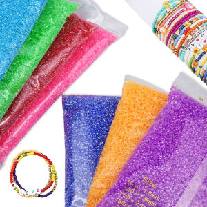 สายคล้องแว่นตาลูกปัดรองแก้วลูกปัดข้าวครีมหลากสี450ก. 2.5มม. สำหรับเครื่องประดับสร้อยข้อมือทำด้วยมือต่างหูเครื่องประดับ DIY