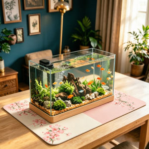 YINSHANG | Non-slip Thickened Diatomite Water Absorbent Fish Tank Mat