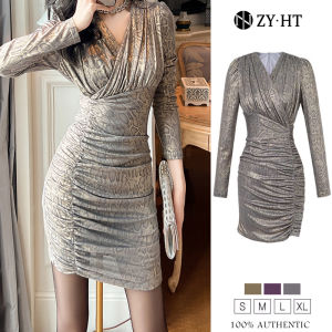 เดรสผู้หญิง เดรสผู้หญิง เดรสสีม่วง เดรสสีทอง เดรสสีเทา เดรสแขนยาว เดรสสำหรับการเที่ยว เดรสลายเสือดาว เดรสไฮโซ เดรสออกงาน เดรสฝรั่งเศส 50453