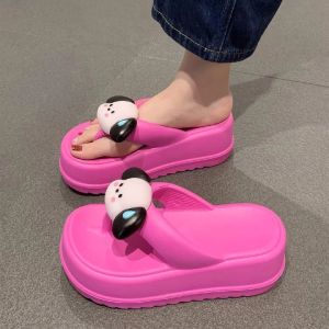 YaKo ทรงใหม่ รองเท้าแตะแฟชั่น รองเท้าแตะหูหนีบ ดีไซน์ใหม่น่ารักกว่าเดิมมาก วัสดุยางEVAน้ำหนักเบานิ่มเด้ง ของให่แถมตัวติดหน้าน้องหมาสุดน่ารักมาให้ด้วย ทรงหวานน่ารักสั่งเลย