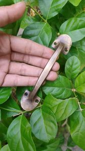 Tarikan Laci Lemari Kuningan Antik Motif Polos 13 cm 1 Pcs