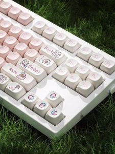 TROVANCO | Cute Cartoon Magnetic Keyboard Compatible Five-sided Heat Sublimation Keycap