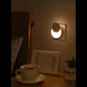 Night Lights LED Light Control Sensing Lamp EU US Plug For Baby Children Living Room Bedroom Corridor Bathroom Light Lamp