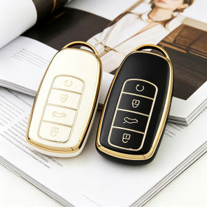 TPU Car Key Case for Chery Omoda C5 E5 C9 Omoda 5 9 EV PHEV 2024 2025 Protection Full Cover Key Bag Keychain Accessories