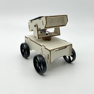 Xe Radar Năng Lượng Mặt Trời DIY - Đồ Chơi Giáo Dục STEM An Toàn Chất Liệu Gỗ Tự Nhiên Kích Thước 100mm x 96mm x 102mm Cho Trẻ Từ 6 Tuổi Trở Lên