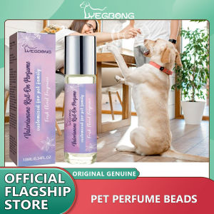 Yegbong ลูกกลิ้งยาระงับกลิ่นสำหรับสัตว์เลี้ยงน้ำหอมสัตว์เลี้ยงคงทนสเปรย์กลิ่นสำหรับสัตว์เลี้ยงลบยาระงับกลิ่นสำหรับสัตว์เลี้ยงกลิ่นด้วยลูกกลิ้งน้ำหอมเหลวสัตว์เลี้ยงเซรั่มบำรุงธรรมชาติที่จะทำให้ลูกสุนัขของคุณมีกลิ่นที่ดีในการทำความสะอาดยาวนาน
