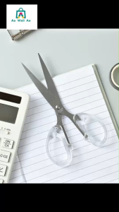 กรรไกรสแตนเลส ด้ามใส ขนาดเล็ก พกพาสะดวก (As Well As กรรไกรสแตนเลส ด้ามใส ขนาดเล็ก พกพาสะดวก)