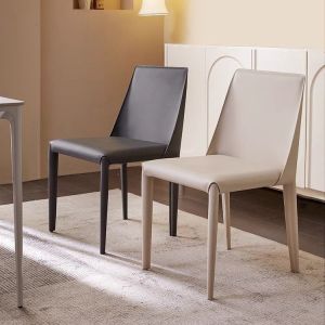 ZHUOLESHI | Luxurious Leather Modern Design Dining Chair