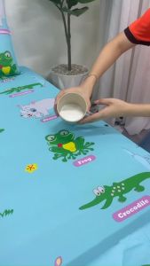 Ga Chống Thấm Cho Bé Chính Hãng PT Chất Liệu Thun Lụa Cao Cấp Nằm Trực Tiếp Không Nóng Bí Lưng Bé Tè Lau Là Sạch