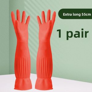 DINGQING | Long Arm Durable Latex Gloves for Housework and Kitchen