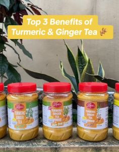 Lexies Organic Turmeric Ginger Tea Powder with Lemongrass 360 grams