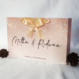 paper bag bridesmaid paperbag custom