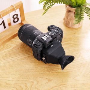 JJC Universal Camera LCD Viewfinder Eyecup 300% Magnified View for Canon EOS R50 R10 R8 R7 R 6D Mark II 77D 800D Fujifilm X-S10 Sony ZV-1 II ZV-1M2 ZV-E1 ZV-1 ZV-1F FX30 FX3 RX100 A7M3 a7 III a7C ZV-1F Nikon Z8 Z30 Z50 Z5 D750 D610 D7500 D5500 D5200