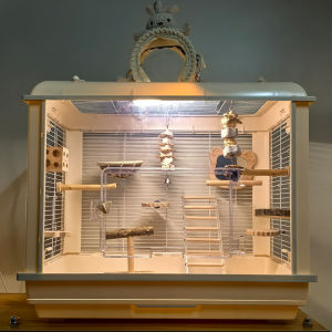 Extra Large Pet Bird Cage Parrot Cage Ecological Transparent Acrylic Peony Xuanfeng Tiger Skin Special For Home Cage New