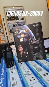 *FREE DATA FOR 1 YEAR* Cignus NX-200 UV VHF+UHF+POC Radio NX200UV