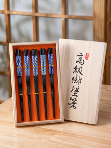 Mino Yaki | Non-slip Pointed Chopsticks 5 Pairs