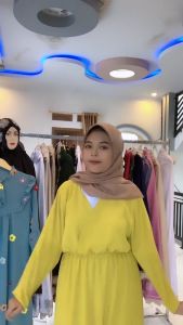 Dress Kayla Crinkle Airflow Premium Terbaru Kekinian