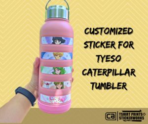 TYESO CATERPILLAR TUMBLER STICKER