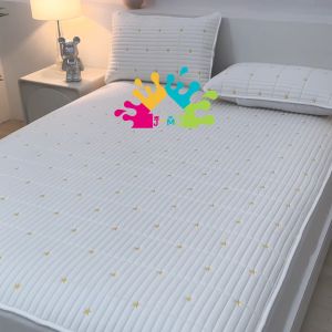 J-MU ผ้าปูที่นอนกันน้ำ ผ้าปูที่นอนอย่างเดียว6ฟุต 5ฟุต 4ฟุต 3.5ฟุต 3ฟุต ผ้าปูที่นอนกันไรฝุ่น หนา12 นิ้ว