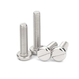 2/5/10/20/25/50pcs//lot M1.6 M2 M2.5 M3 M4 M5 M6 M8 M10 GB67 304 A2-70 Stainless Steel Slotted Pan Round Head Machine Screw Bolt