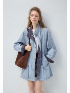 VEGA CHANG | Áo Khoác Trench Coat Thời Trang Dễ Kết Hợp Cho Phụ Nữ Mùa Thu