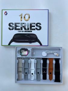 S30promax Smart Watch Series 10 หน้าจอไม่มีที่สิ้นสุดรุ่น 7 + 1 สายรัดใหม่ล่าสุดกีฬา SmartWatch โทรศัพท์บลูทูธสร้อยข้อมือสมาร์ท