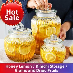 Multifunctional Glass Storage Jar Large