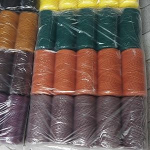COTTON CROCHET YARN/ BRAIDED CHAINY COTTON YARN - 1.5mm - 200GRAMS
