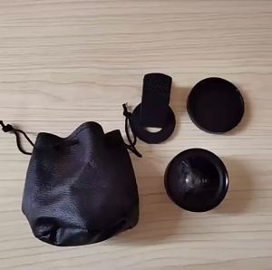 2 Functions Mobile Phone Lens 0.45X Wide Angle Len & 12.5X Macro HD Camera Lens Universal for iPhone Android Phone