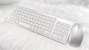 Bộ Bàn Phím Chuột Không Dây Mini K835 Pin Sạc – Bluetooth 5.0/3.0 & USB 2.4G – Chống Ồn cho PC Laptop smartphone