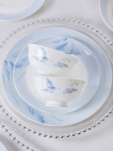 JINGDITAOCI | Luxury Porcelain Colorful Dinnerware Set
