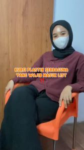 Kursi Plastik Bangku Senderan Fuga Chair Shinpo 291
